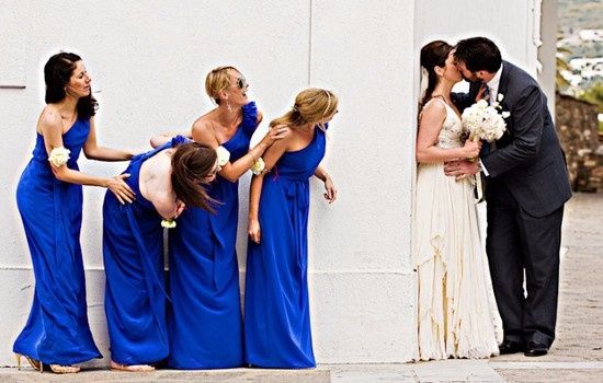 Photo de mariage marrante