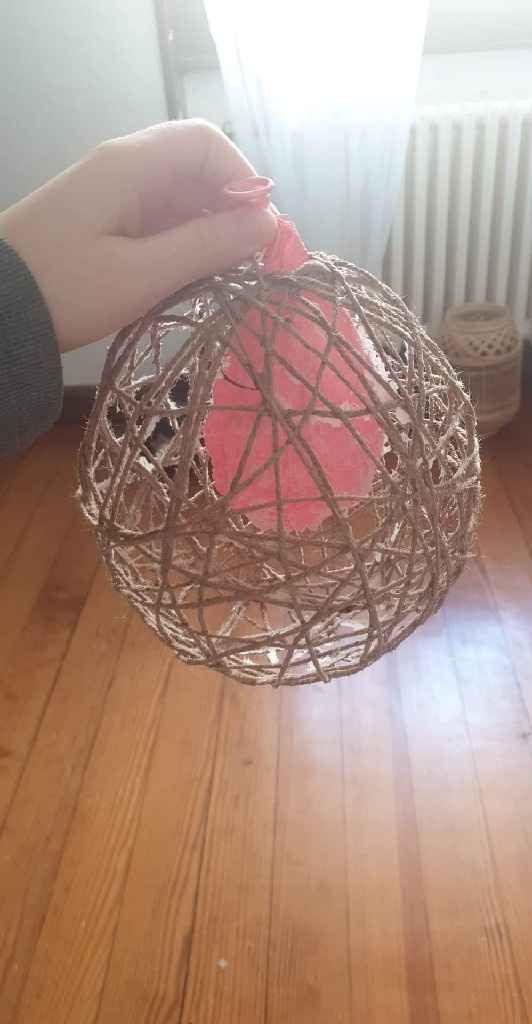 Aide diy - boule en ficelle - 1