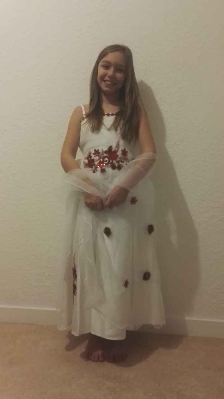 Ma chérie et sa robe