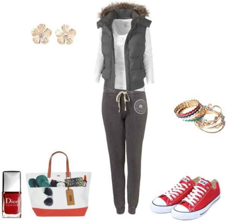 Une tenue décontractée