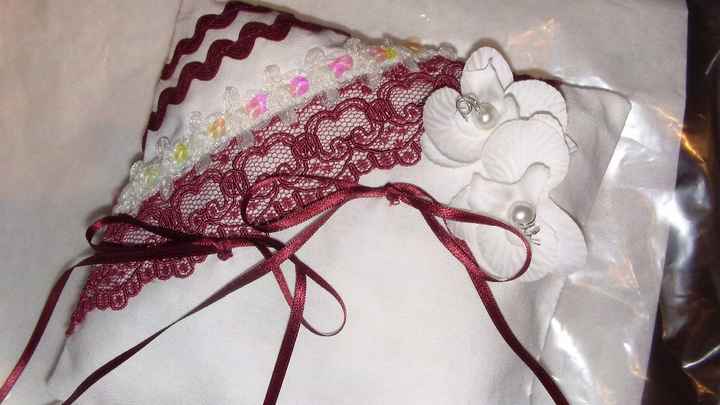 Détails coussin alliances