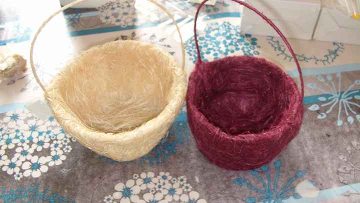 Mes paniers pour les confettis