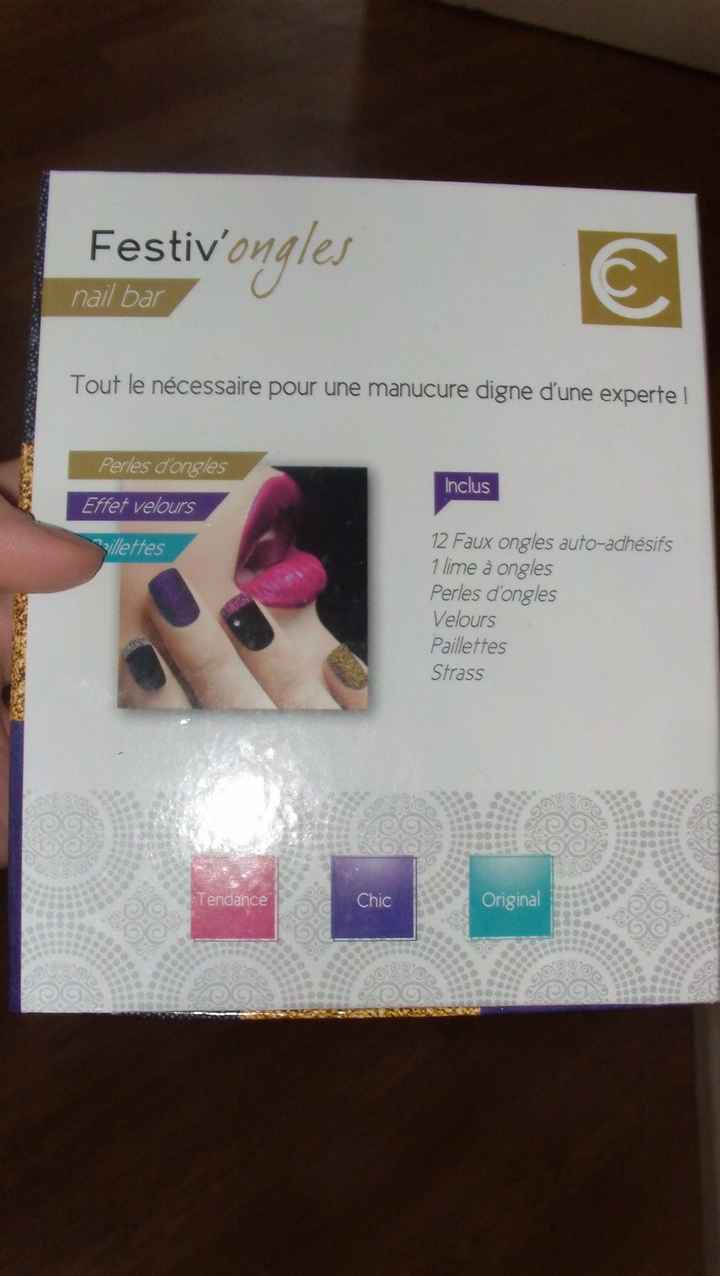 Un des lots de la tombola : une manucure gratuite 