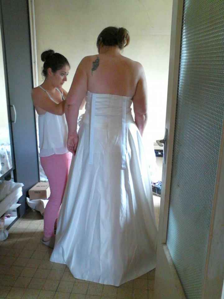 Vue de dos (les bretelles sont celles de mon soutif amovible)