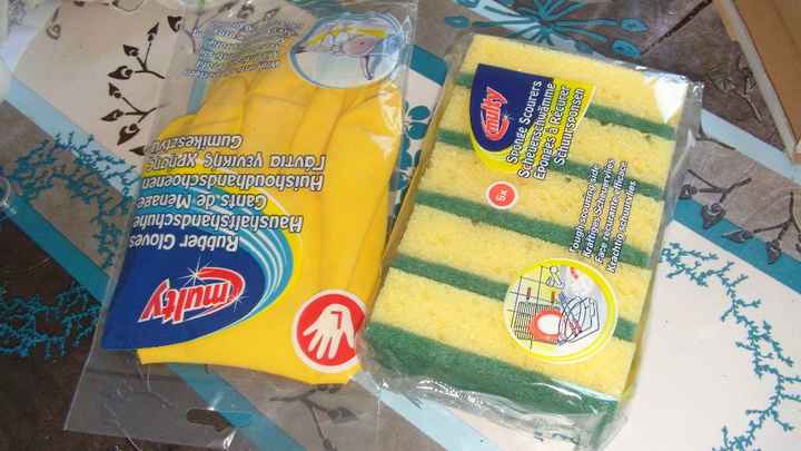 le lot "lave vaisselle" (manque le liquide vaisselle)