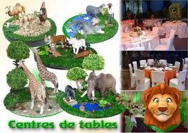 Les centres de tables