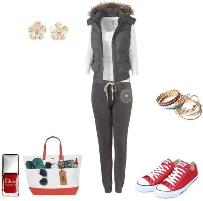 Une tenue décontractée