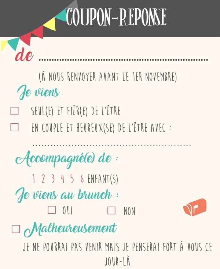 Coupon reponse