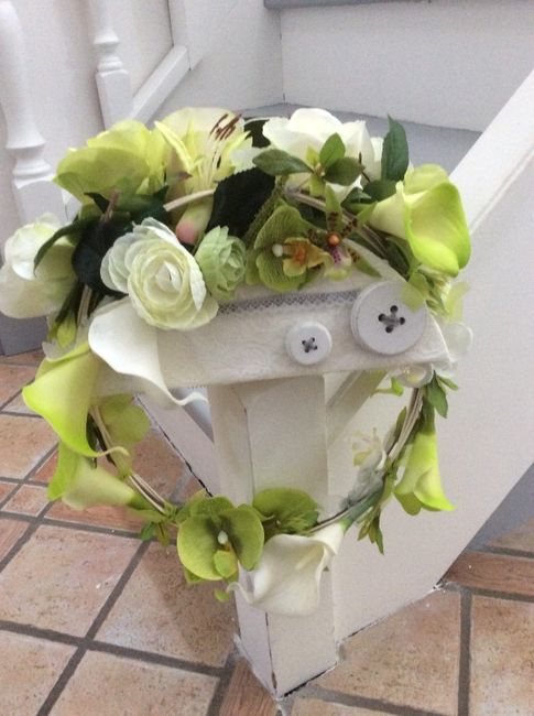 Pochette florale- côté face