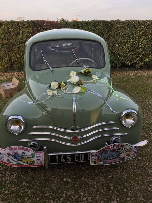 Notre voiture décorée 