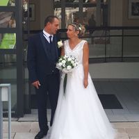 Sortie de mairie,Mariés