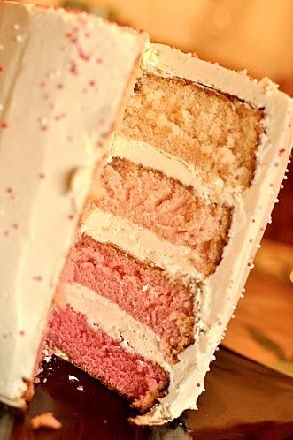 gateau caché degradé