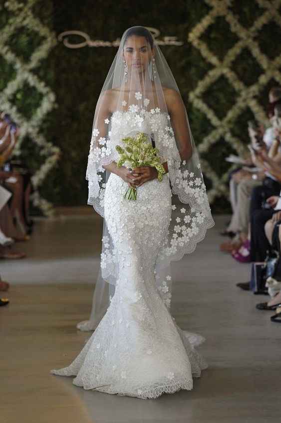 Le voile de la mariée ....tip top