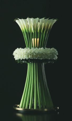 Décoration florale pour la table la route des fleurs