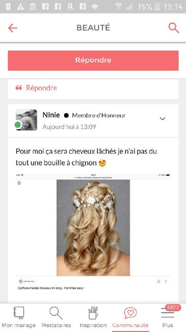 Voile et coiffure cheveux longs 9