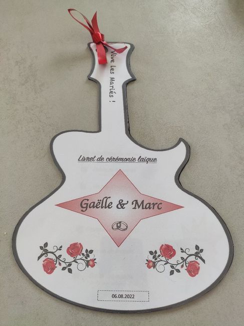 Livret de cérémonie 1