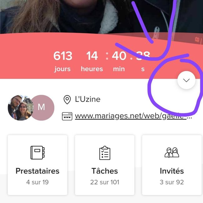 Changement date de mariage - 1