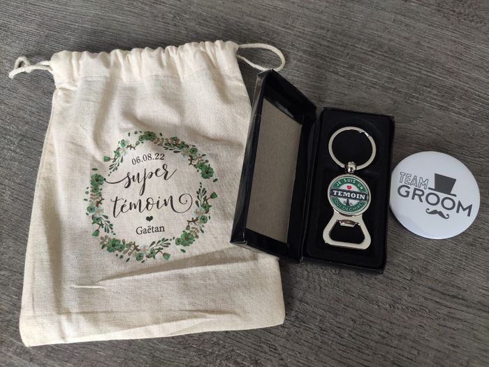 Box des témoins prêtes 🤗 2