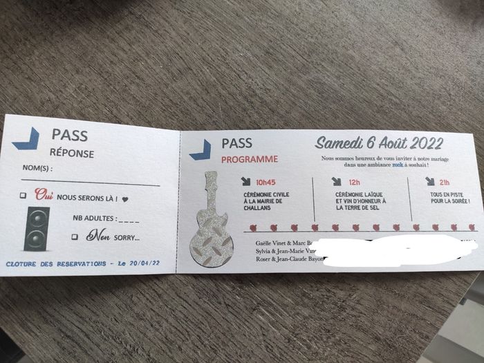 Mes faire parts ! 2