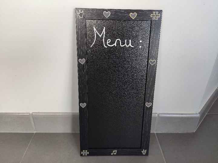 Affichage menu - 1