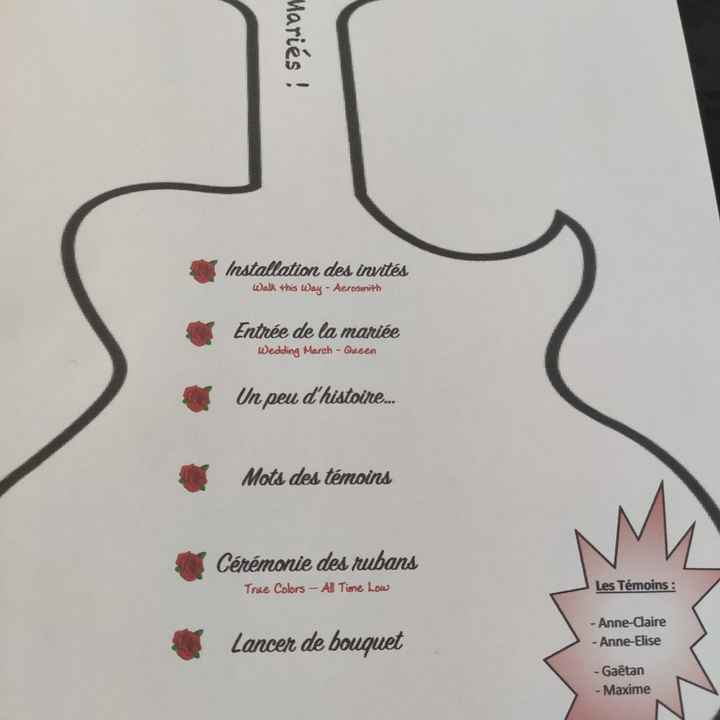 Préparation avance pour nôtre mariage - 3