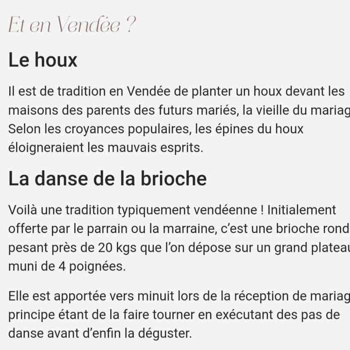 Traditions regionales - 1