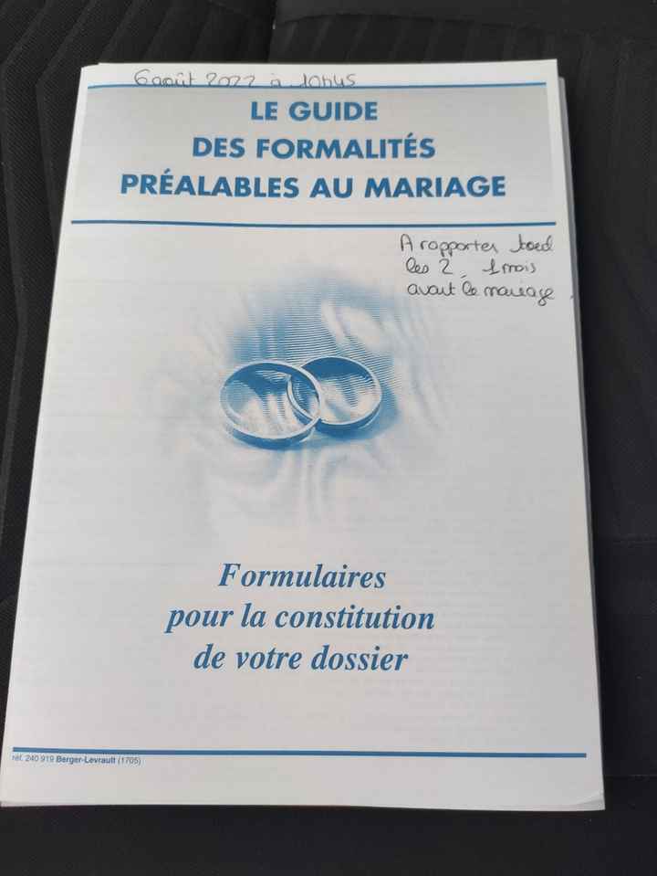 Livret de la mairie, enfin en mains!!!!! - 1