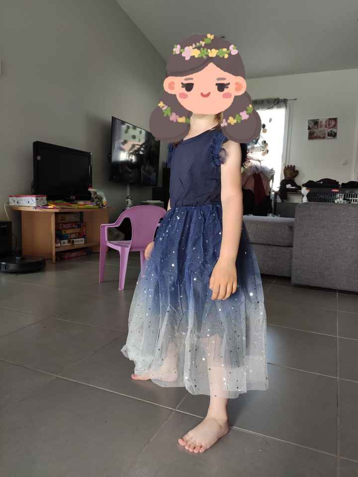 Robe de notre fille commandée - 1