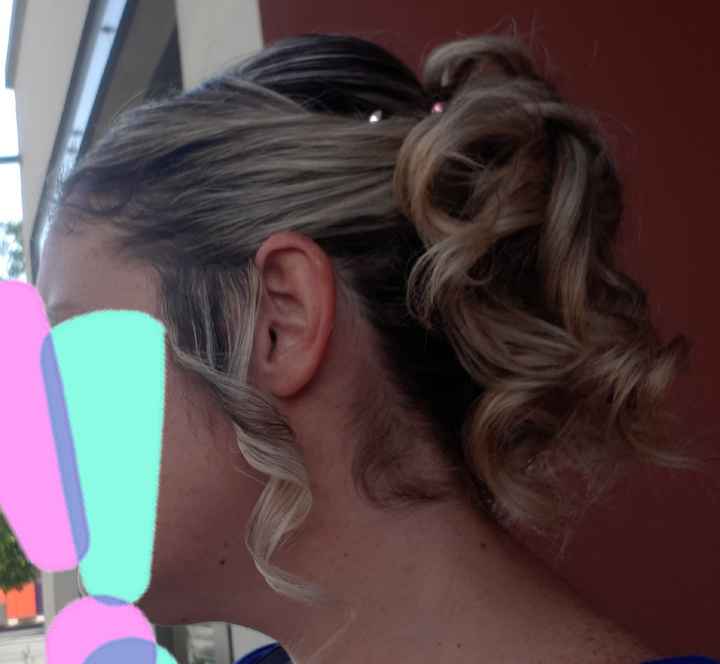 Essai chignon ! - 1