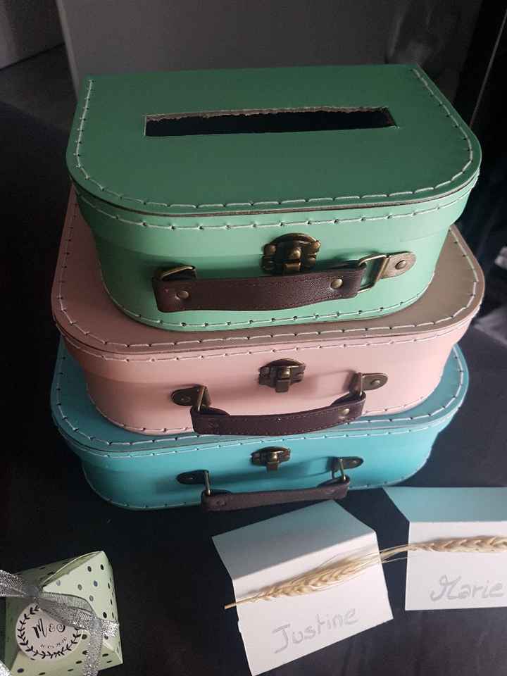 Mon urne, boîtes à dragées et marques places - 1