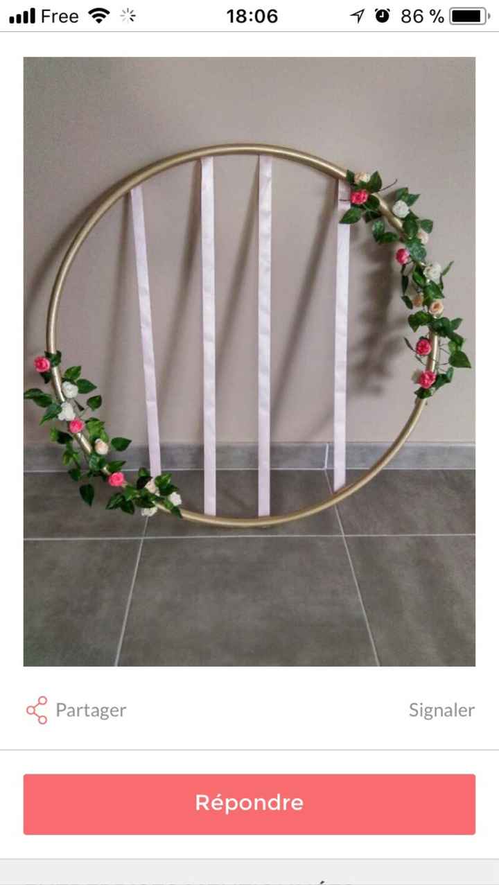 Cerceaux de fleurs - 1