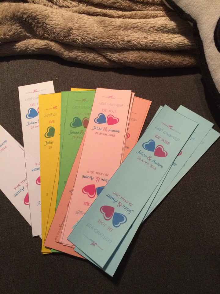 Pochettes larmes de joie - 1