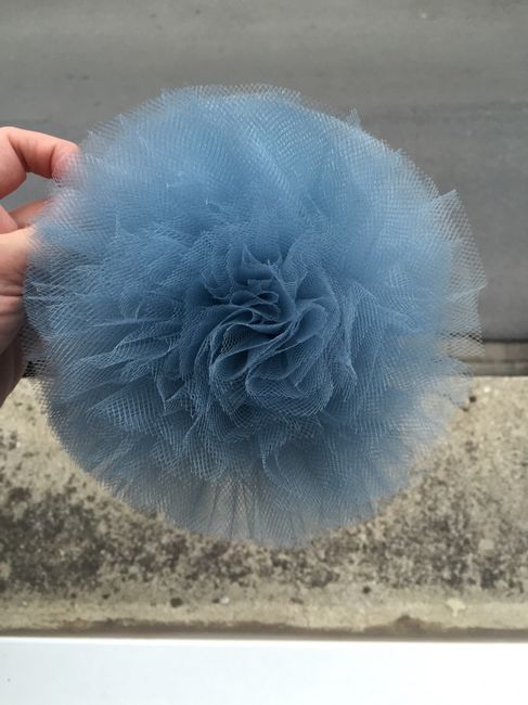 Mes 1er pompons en tulle - 2