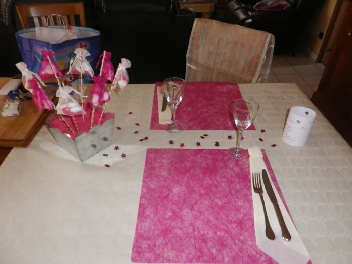 Couleurs tables d'honneur