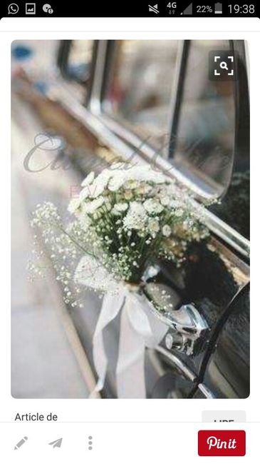 Quel coût pour la décoration de la voiture de la mariée et du marié ? - 1