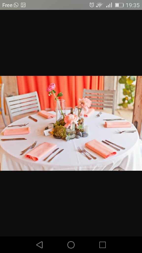 Mariage corail et vert d eau - 2