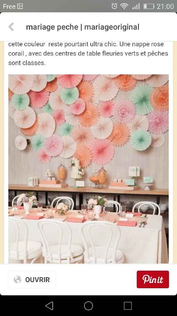 Mariage corail et vert d eau - 7