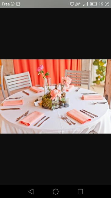 Mariage corail et vert d eau - 2