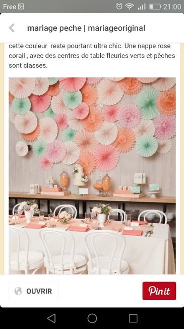 Mariage corail et vert d eau - 7