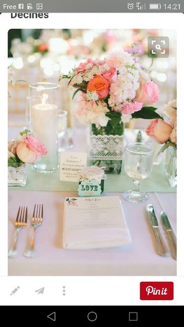 Mariage corail et vert d eau - 8