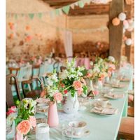 Mariage corail et vert d eau - 1