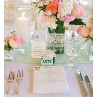 Mariage corail et vert d eau - 8