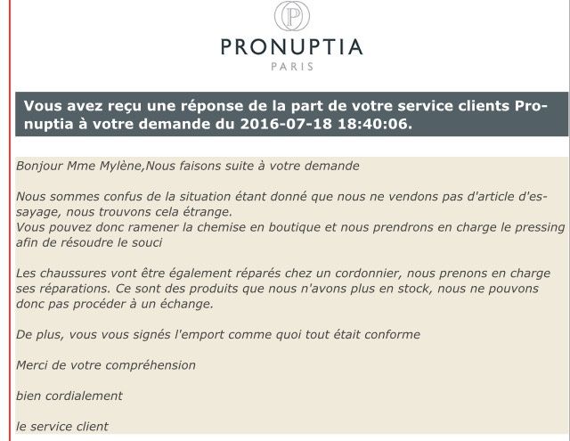 Pronuptia = une honte - 1