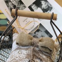 Coussin des alliances "fait maison"