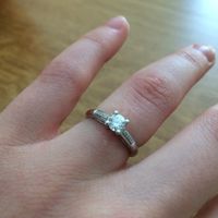 Ma bague de fiancaille !!!
