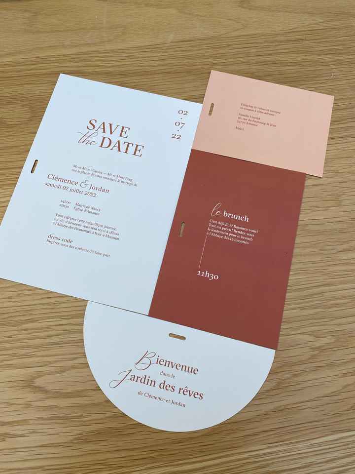 Ton faire-part contient combien de cartons ? - 1