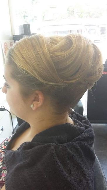 Premier essais chignon - 2