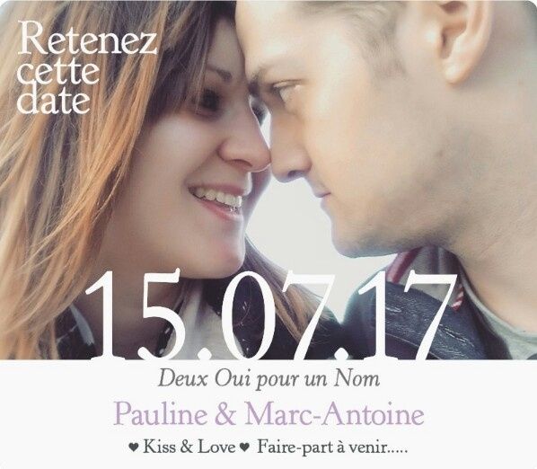 Mon save the date... qu'en pensez vous ? - 1