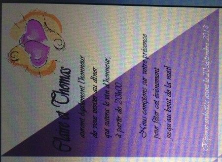 Invitation diner