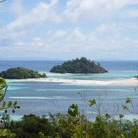 Vue du sommet de Cerf Island